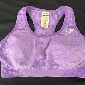 Purple vital seamless gymshark sports bra